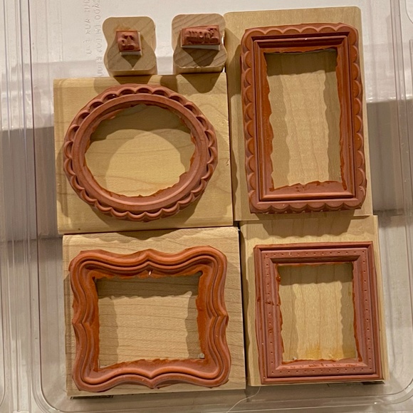 Stampin Up LABEL CLASSICS 2005 label frame to from NEVER USED - Picture 2 of 5